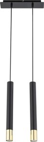SIGMA LIGHTING 33394 SOPEL Többágú Függesztett Lámpa Fekete, Arany GU11 IP20