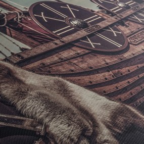 Kép - Viking harcos (90x60 cm)
