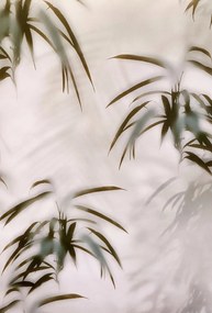 3D levél utánzatú lemosható fali tapéta flizelin mintával