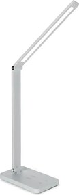 Brilagi - LED érintős asztali lámpa, dimmelhető, vezeték nélküli QI töltő, LED/7W/5V, 3000/4000/6000K, fehér