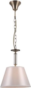Italux glamour modern függeszték solana antik bronz fehér itxpnd-28366-1