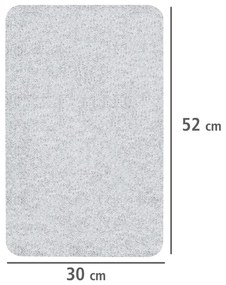 Edzett üveg tűzhely fedőlap szett 2 db-os 30x52 cm Transparent – Wenko