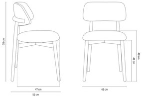 Efiie design szék