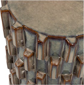 Kerámia kerek tárolóasztal ø 35 cm Axu – WOOOD