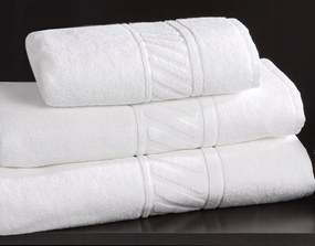 Szállodai Törölköző Portugál Szauna Spa Medence 30x50 cm fehér 500 g/m2 4ELITE