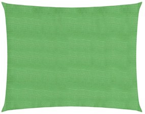 világoszöld HDPE napvitorla 160 g/m² 3 x 4 m