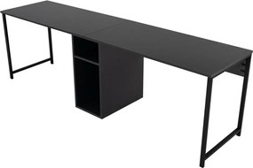 Twin Anthracite and Black íróasztal