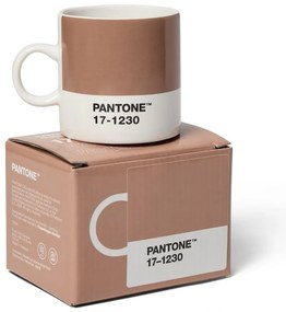 Világosbarna kerámia eszpresszó bögre 120 ml Mocha Mousse 17-1230 – Pantone