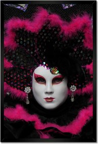 Poszterek keretben 40x60 Velencei maszk