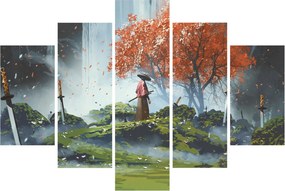 Kép - A kardok kertjének illusztrációja (150x105 cm)