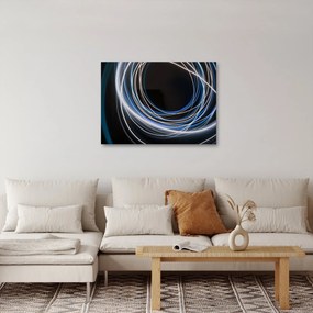 Kék vonalak képe (70x50 cm)