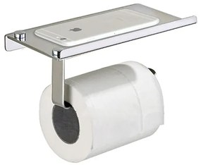 Dratos WC papír tartó mobiltartóval