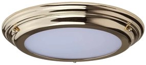 Elstead WELLAND-F-PB - WELLAND LED mennyezeti lámpa, 25W, 230V, 3000K, aranyszínű