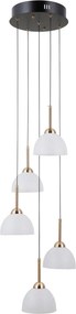 Italux modern függeszték montiela matt fekete arany itxpnd-34374-5-bk