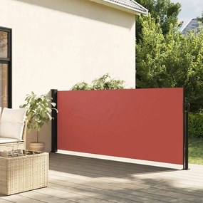 Terrakotta behúzható oldalsó napellenző 117 x 300 cm