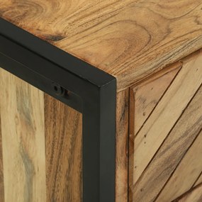 konzol asztal 90x35x80 cm masszív fa akác