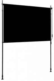 antracitszürke kültéri sötétítő roló 200 x 270 cm