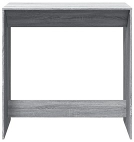 szürke sonoma színű szerelt fa bárasztal 102 x 50 x 103,5 cm