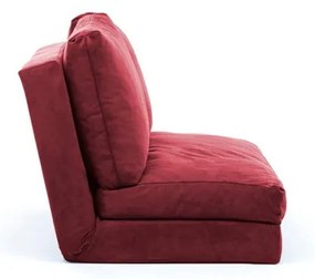 Borvörös kinyitható kanapé 120 cm Taida – Balcab Home