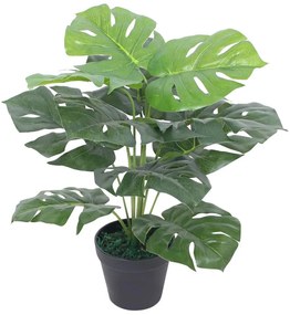 műkönnyezőpálma virágcseréppel 45 cm zöld