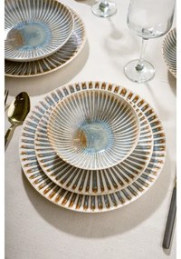 24 darabos színes/porcelán étkészlet