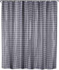 Fürdőszoba Zuhanyfüggöny Zuhany alá Fürdőkádhoz Akasztók 180x180 cm