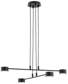 Csillár zsinóron MODUS 4xGX53/12W/230V fekete