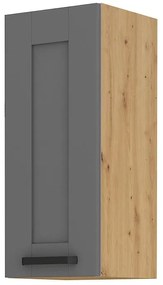 Felső konyhaszekrény Lucid 30 G 72 1F (artisan tölgy + dustgrey). 1045596