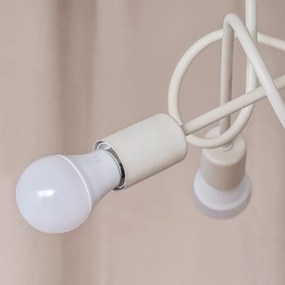 Felületre szerelt csillár OXFORD 3xE27/15W/230V krémszínű