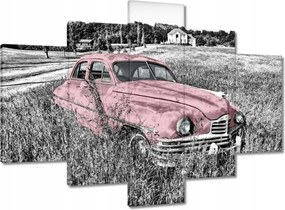 Vászonkép 150x105 Rózsaszín nagymama Antik