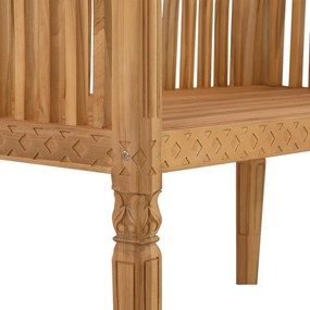 Kerti pad 127.5x52x80 cm Tömör fa Tík