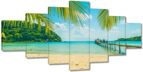 Festmények 210x100 Trópusi tájkép