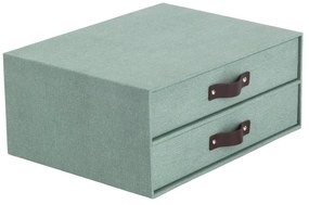 Zöld karton fiókos rendszerező Birger Canvas Paper Laminate – Bigso