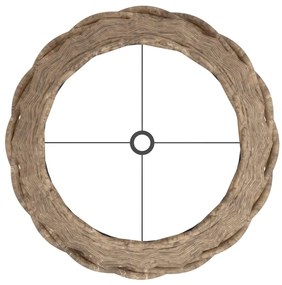 barna fonott lámpaernyő Ø30 x 20 cm