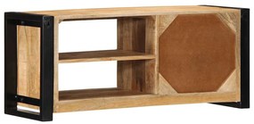 tömör nyers mangófa TV-szekrény 80x30x35 cm