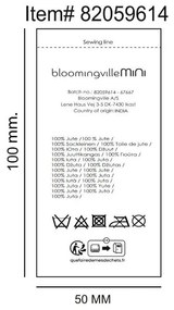 Natúr színű juta kerek szőnyeg ø 130 cm Dinne – Bloomingville Mini