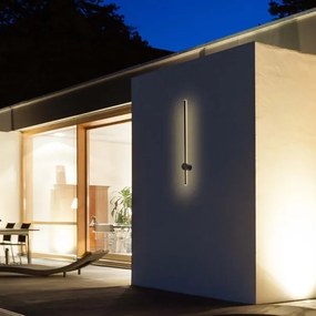 LED Kültéri fali lámpa LED/12W/230V 4000K IP65 fekete