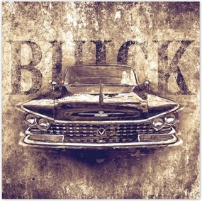 Poszterek 100x100 Buick szépia grafika