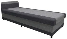 Kárpitozott tárolós heverő TALI 80x202 szürke/antracit
