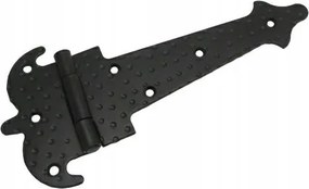 Acél szíjpánt Fekete Dekoratív 200x111mm