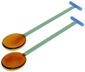 Üveg salátaszedő 2 db-os Crave – Hübsch