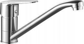 Álló konyhai csaptelep mozgatható kifolyócsővel, króm Sagra