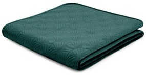 Zöld steppelt ágytakaró 220x230 cm Art Deco Pearl – Catherine Lansfield