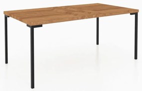 Natúr színű tölgyfa dohányzóasztal 60x80 cm Abies – The Beds