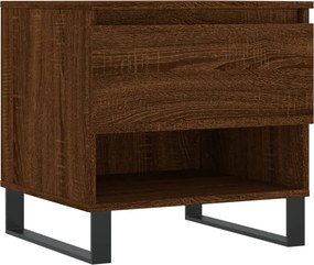 vidaXL barna tölgyszínű szerelt fa dohányzóasztal 50 x 46 x 50 cm