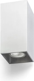 RENDL AGATE II nástěnná česaný hliník 230V LED GU10 2x7W