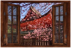 Poszterek 120x80 Japán templom