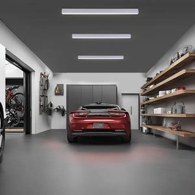 Brilagi - LED fürdőszobai mennyezeti lámpa SLEEKLINE LED/40W/230V ezüstszínű IP44