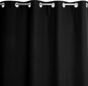 Must Thermique dekorfüggöny 138 x 260 cm, fekete