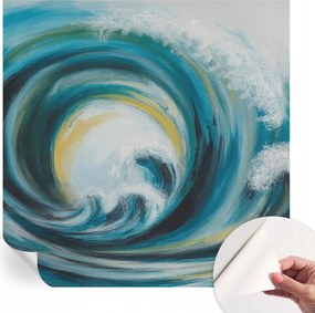 Öntapadós Dekoratív Fotótapéta Hálószobába Tengeri hullám 250x250 cm